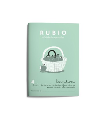 Cuaderno rubio caligrafia nº 4